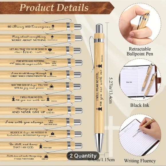 Scripture Notebooks with Gold Lettering - Picture 5 of 6